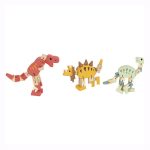 Jucarie educativa flexibila din lemn Dinozaur, Egmont Toys - imagine 2