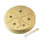Jucarie Montessori Instrument muzical toba de lemn, Egmont Toys - imagine 2