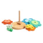 Jucarie Montessori Turn flori si fluture, Djeco - imagine 2