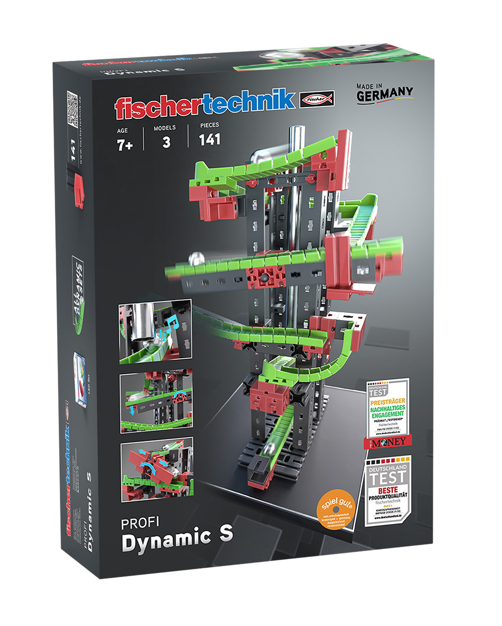 kit-stem-cursa-cu-obstacole-dynamic-s-fischertechnik11993 Kit STEM Cursa cu obstacole Dynamic S, Fischertechnik - imagine 1