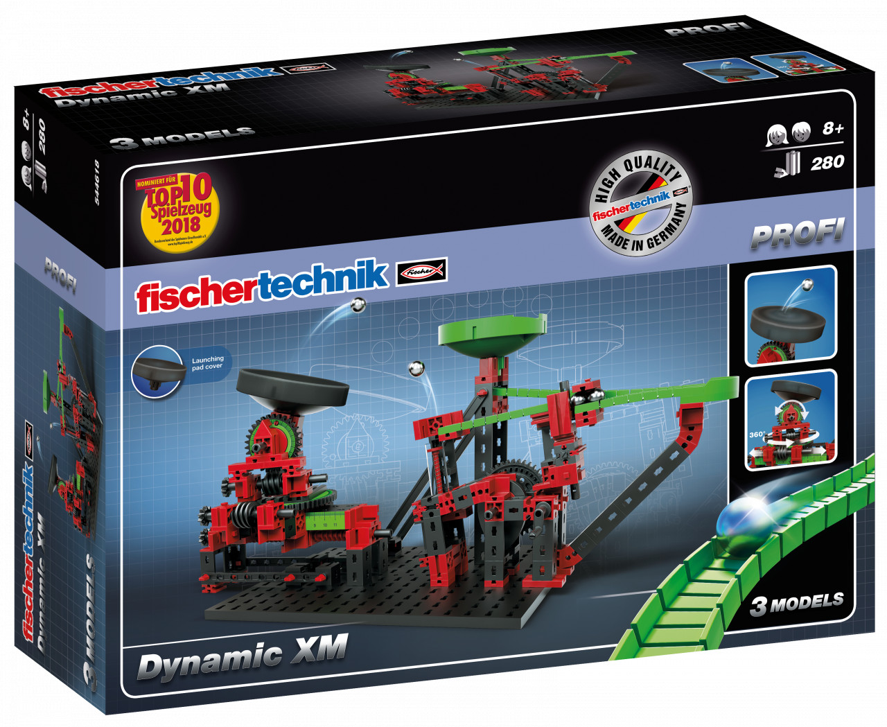 kit-stem-cursa-cu-obstacole-dynamic-xm-fischertechnik12004 Kit STEM Cursa cu obstacole Dynamic XM, Fischertechnik - imagine 1