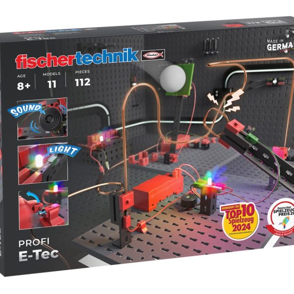 Kit STEM de construit circuite electrice E-tec, Fischertechnik