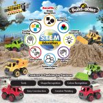Kit STEM de construit Utilaje forestiere 2 in 1 - imagine 2