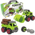 Kit STEM de construit Utilaje forestiere 2 in 1 - imagine 4