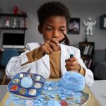 Kit STEM de excavare pietre prețioase din "Marea gaură albastră" Belize, TopBright - imagine 6