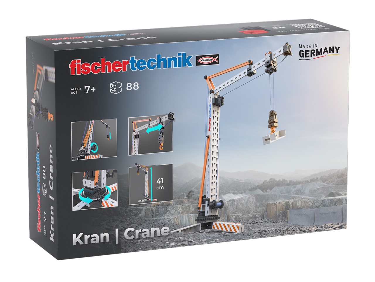 kit-stem-macara-de-asamblat-si-manevrat-fischertechnik20359 Kit STEM Macara de asamblat si manevrat, Fischertechnik - imagine 1
