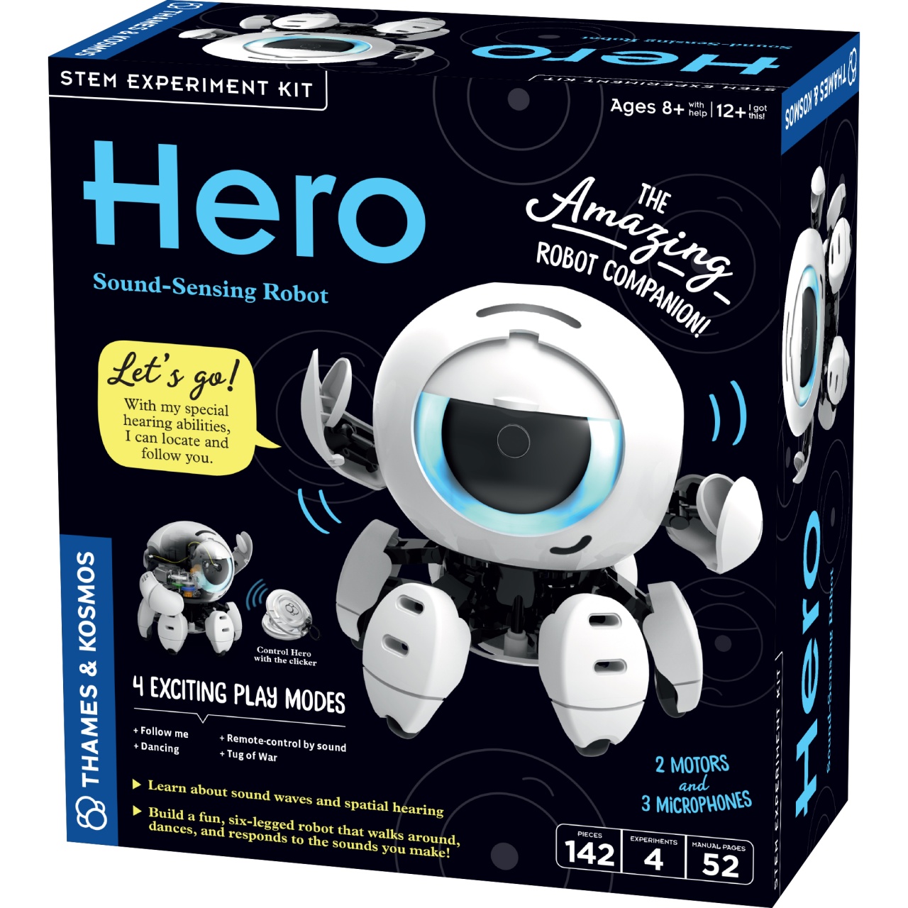 kit-stem-robot-cu-detectare-sonora-thames-kosmos16273 Kit STEM Robot cu detectare sonora, Thames & Kosmos - imagine 1