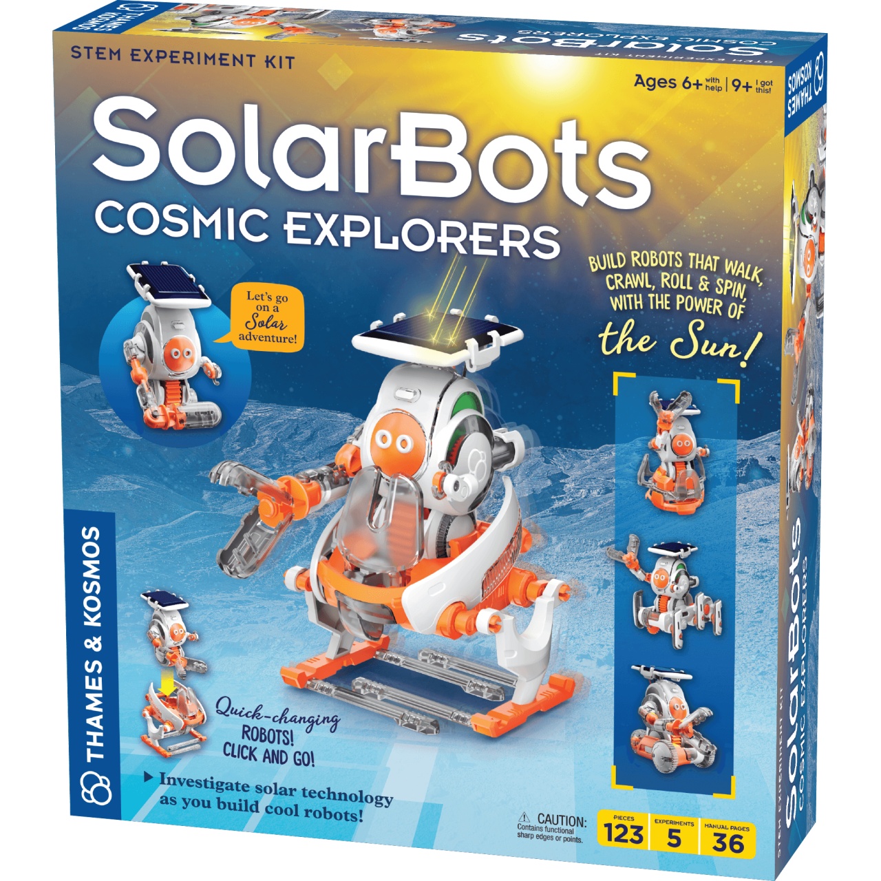 kit-stem-roboti-solari-thames-kosmos21158 Kit STEM Roboti solari, Thames & Kosmos - imagine 1