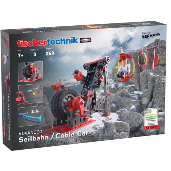 Kit STEM Transport pe cablu, Fischertechnik