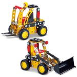 Kit STEM Vehicule de construcție 2 in 1, nivel incepator - imagine 3