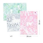 Mapa cu 3 postere de colorat In salbaticie, Djeco - imagine 2