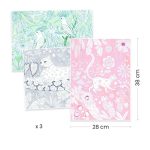 Mapa cu 3 postere de colorat In salbaticie, Djeco - imagine 4