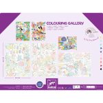 Mapa cu 3 postere de colorat motive japoneze, Djeco - imagine 5