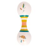 Maracas dublu alb, Moulin Roty - imagine 4