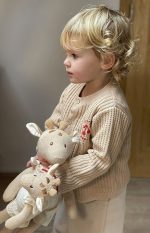 Mica girafa Leoni din bumbac organic, Egmont Toys - imagine 5
