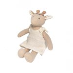 Mica girafa Leoni din bumbac organic, Egmont Toys