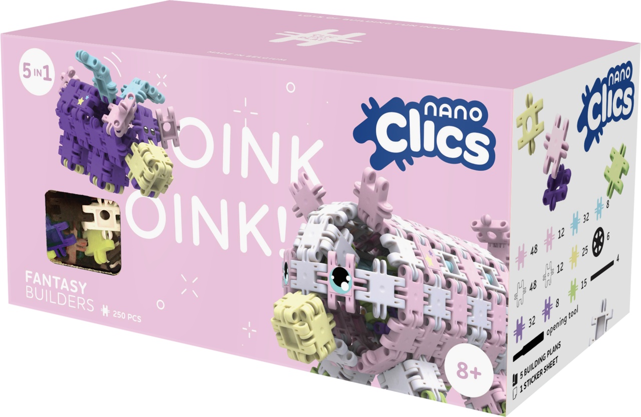 nano-clics-pentru-constructii-fantastice-250-piese-clicformers19676 Nano Clics Pentru constructii fantastice 250 piese, Clicformers - imagine 1