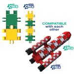Nano Clics Pentru construit animale salbatice 250 piese, Clicformers - imagine 4