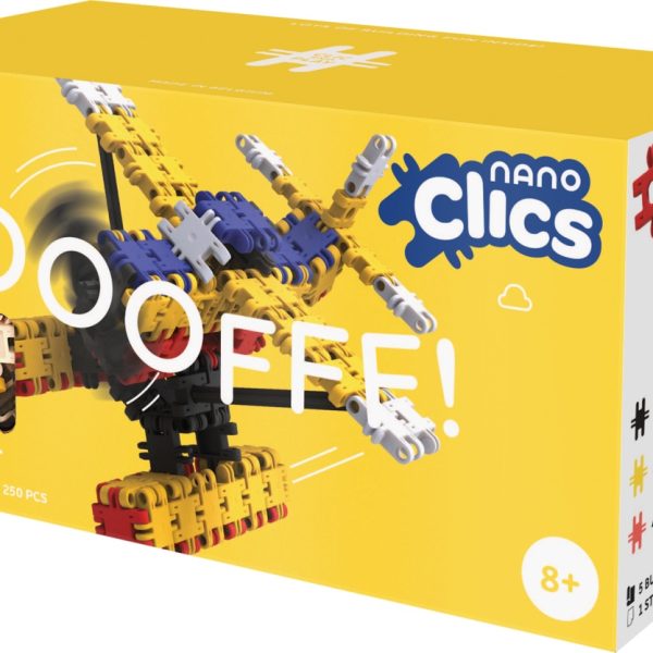 Nano Clics Pentru construit vehicule 250 piese, Clicformers