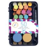 Paleta artistului, 50 de culori guase, Djeco - imagine 2