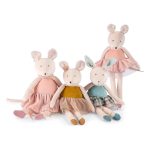 Papusa Soricel roz, Moulin Roty - imagine 3