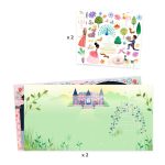 Planse cu abtibilduri repozitionabile Viata la castel, Djeco - imagine 3