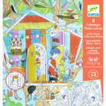 Planse de colorat cu surprize Jocurile Ninei, Djeco - imagine 2