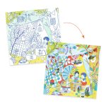 Planse de colorat cu surprize Jocurile Ninei, Djeco - imagine 3