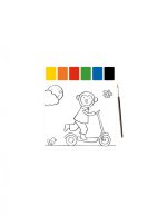 Planse preilustrate pentru pictura Vehicule, Moulin Roty - imagine 4