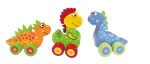 Primii mei dinozauri - set jucarii cu roti, Orange Tree Toys - imagine 4