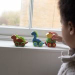 Primii mei dinozauri - set jucarii cu roti, Orange Tree Toys - imagine 5