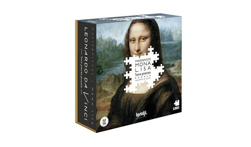 puzzle-1000-piese-mona-lisa-londji6858 Puzzle 1000 piese Mona lisa, Londji - imagine 1