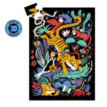 Puzzle 3D Saltul Tigrului, Djeco - imagine 2