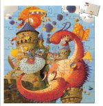 Puzzle Cavalerul si dragonul, Djeco - imagine 2
