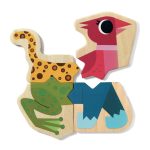 Puzzle cu magneti Mixanimo, Djeco - imagine 4