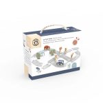 Puzzle cu pista din fetru si masinute, Speedy Monkey - imagine 3