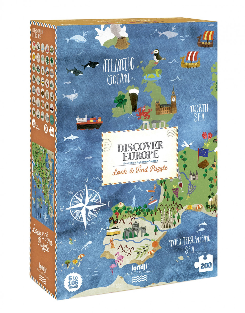 puzzle-descopera-europa-londji7491 Puzzle Descopera Europa, Londji - imagine 1