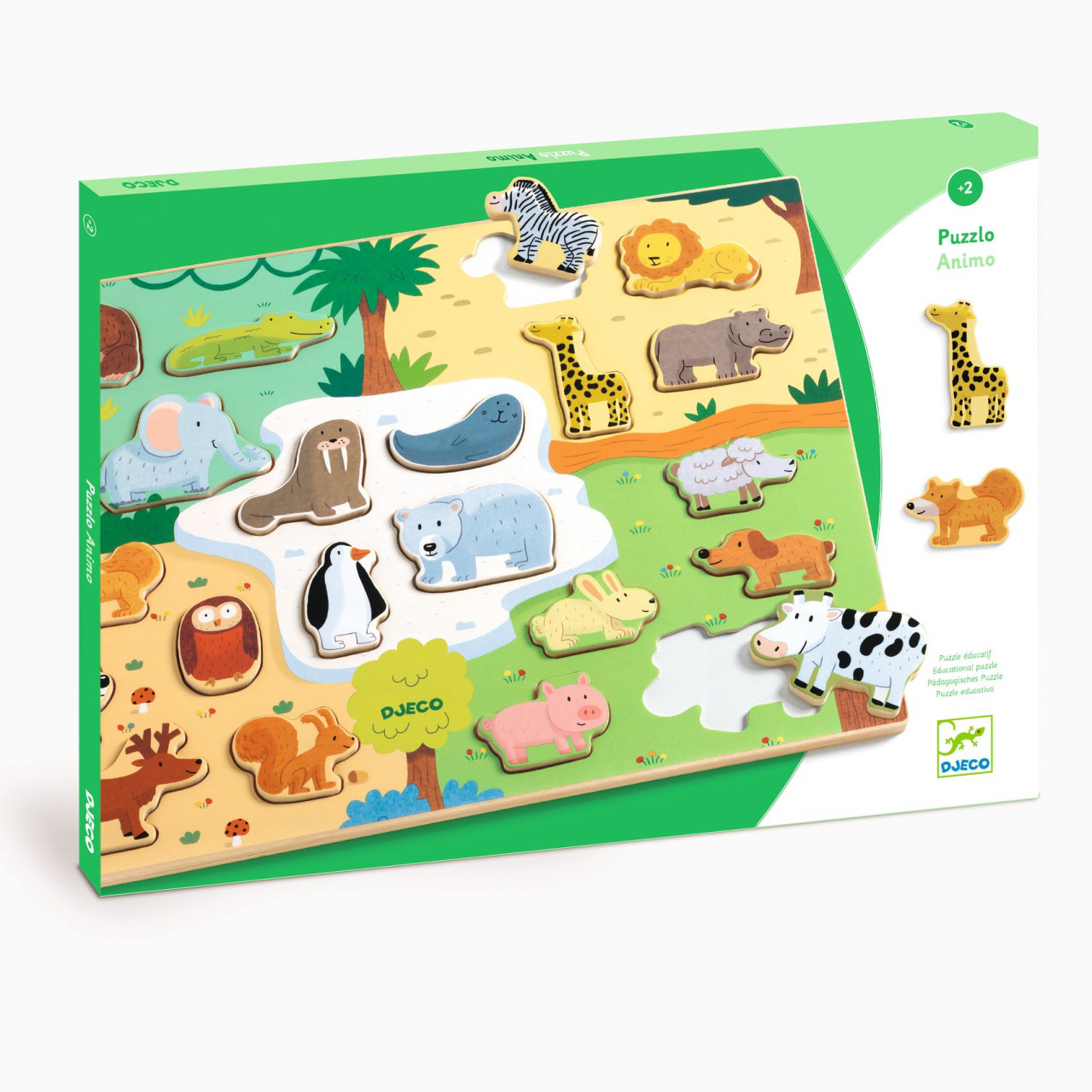 puzzle-din-lemn-animo-djeco13200 Puzzle din lemn Animo, Djeco - imagine 1