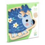 Puzzle din lemn Arici, Djeco - imagine 3