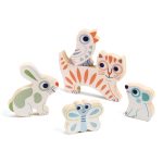 Puzzle din lemn BabyAnimali, Djeco - imagine 4