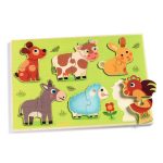Puzzle din lemn Coucou, Djeco - imagine 2