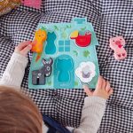 Puzzle din lemn cu bază din fetru, Djeco - imagine 4