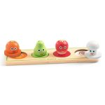 Puzzle din lemn Fructe si legume, Djeco - imagine 3