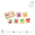 Puzzle din lemn in cutie Legume, Orange Tree Toys - imagine 2