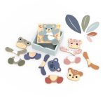 Puzzle din lemn Mix & Match, Speedy Monkey