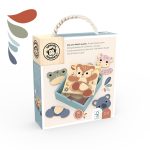 Puzzle din lemn Mix & Match, Speedy Monkey - imagine 2