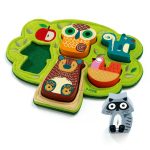 Puzzle din lemn si fetru Oski, Djeco - imagine 2