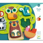 Puzzle din lemn si fetru Oski, Djeco - imagine 4