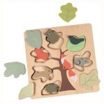 Puzzle din lemn vulpita, Egmont Toys - imagine 3