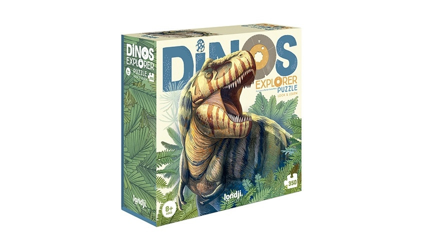 puzzle-dino-explorer-londji6891 Puzzle Dino Explorer, Londji - imagine 1